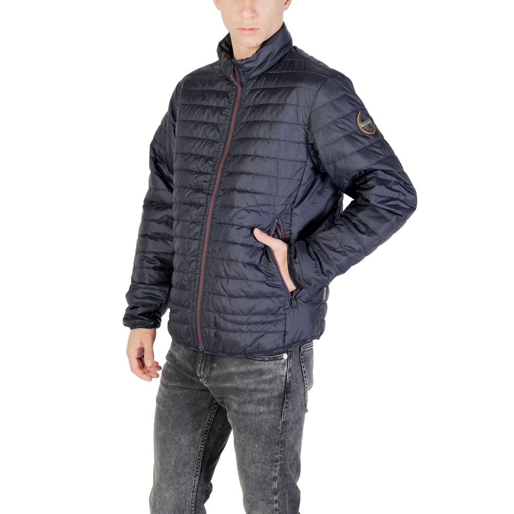 Napapijri Blue Polyamide Jackets & Coat