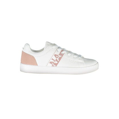 Napapijri White Leather Women Sneakers