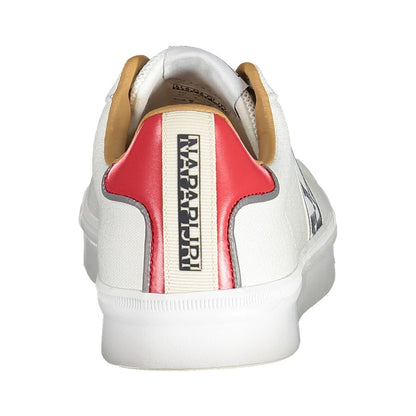 Napapijri White Polyester Men Sneakers