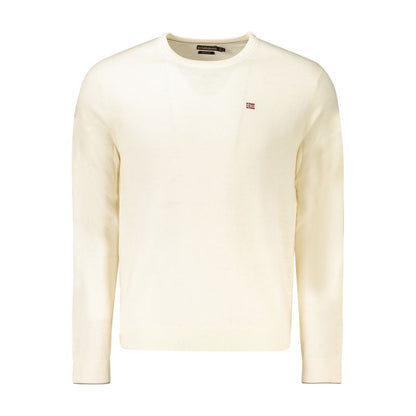 Napapijri White Wool Sweater