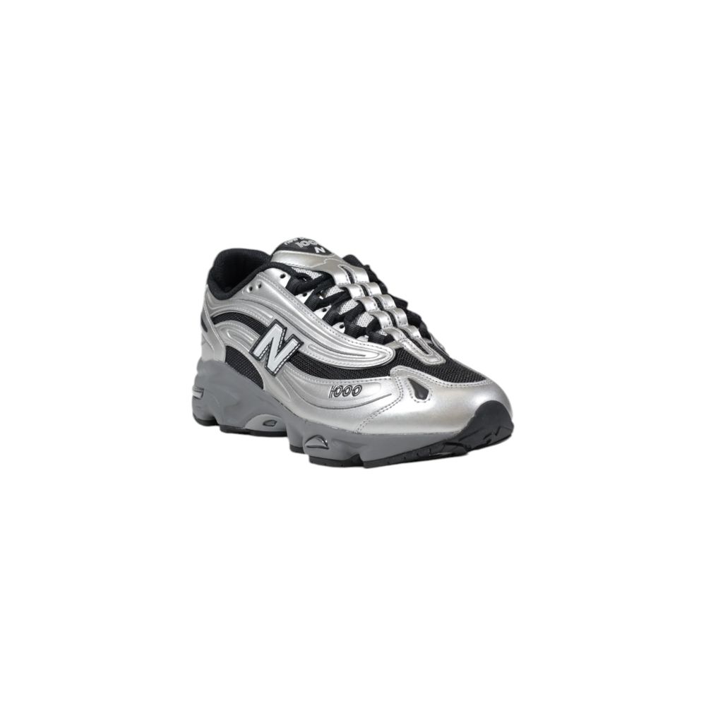 New Balance Silver Synthetic Sneakers