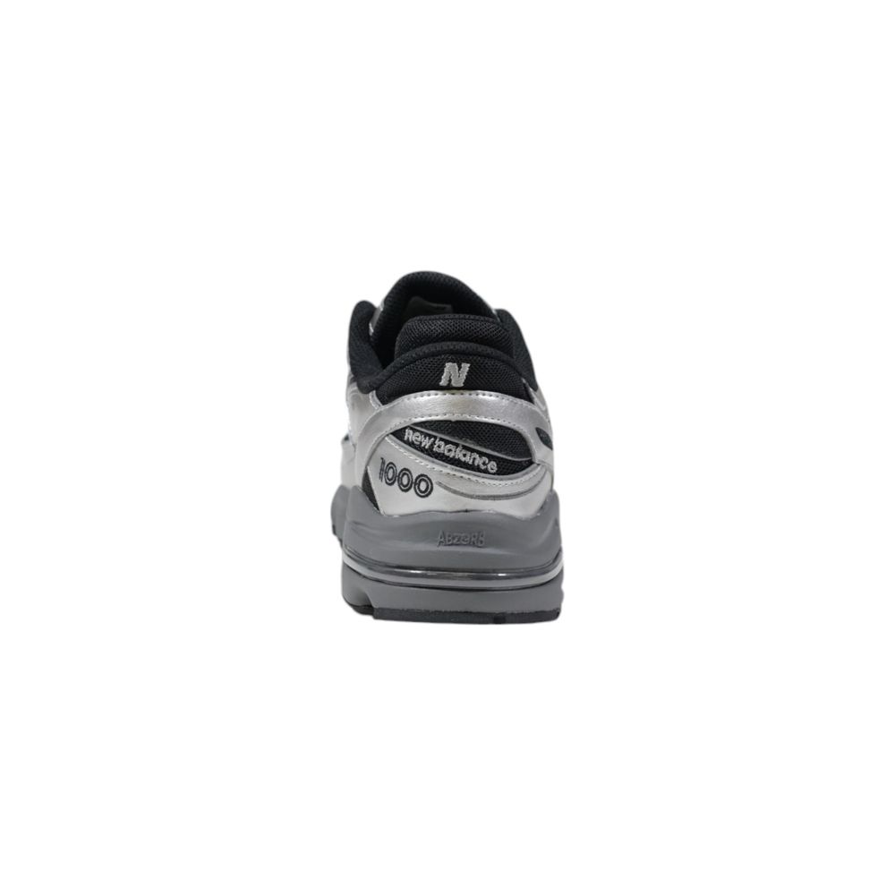 New Balance Silver Synthetic Sneakers