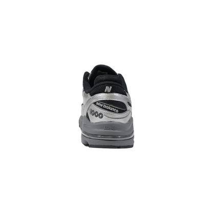 New Balance Silver Synthetic Sneakers