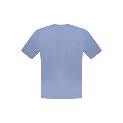 North Sails Blue Cotton Men T-Shirt