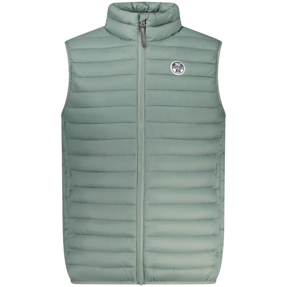 North Sails Green Polyester Sleveless Jacket