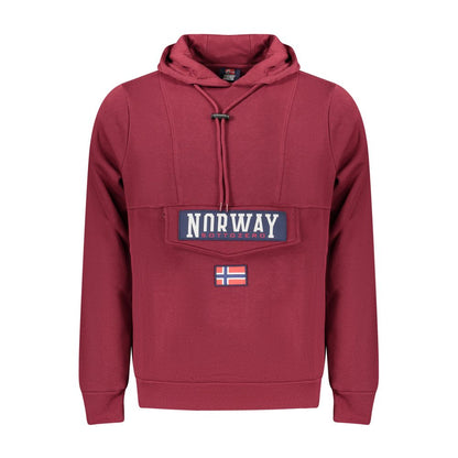Norway 1963 Viola Cotton Men's Hooded Sweatshirt