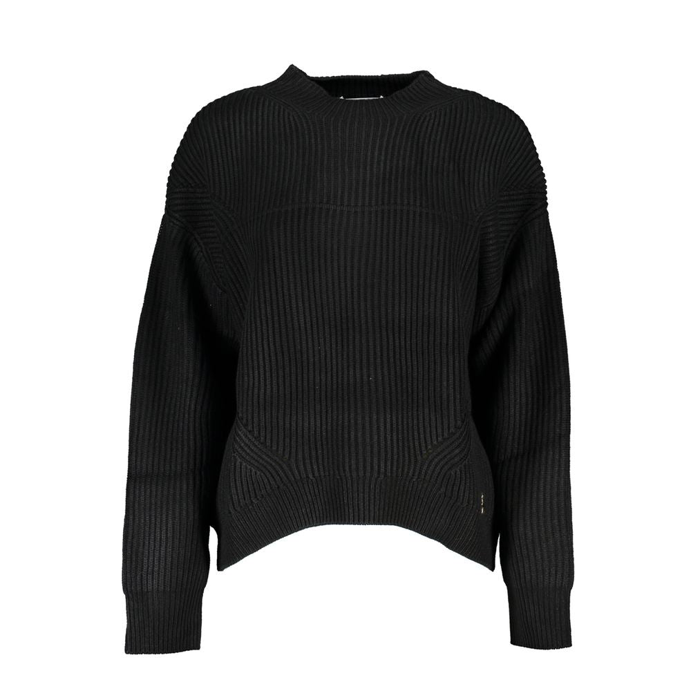 Patrizia Pepe Black Fabric Sweater