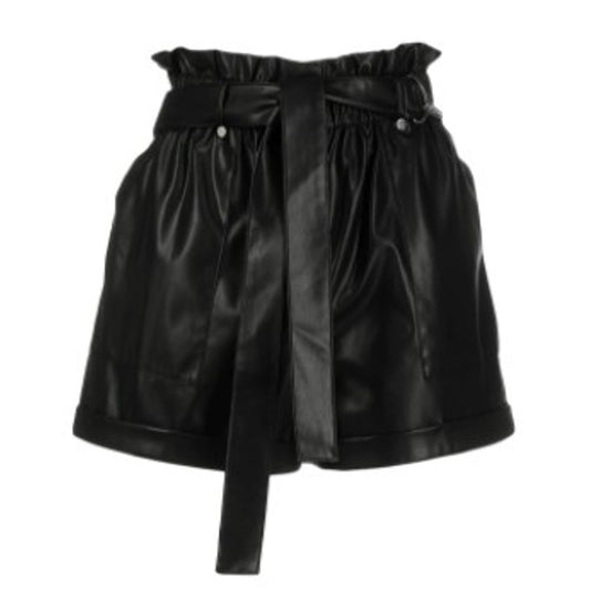 Patrizia Pepe Black Polyethylene Shorts