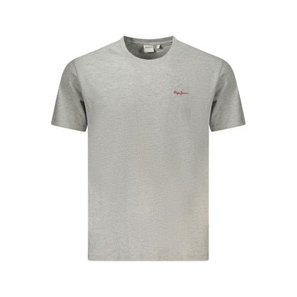 Pepe Jeans Gray Cotton T-Shirt