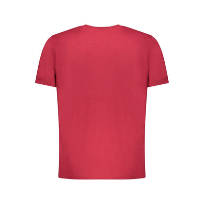 Pepe Jeans Red Cotton Men T-Shirt