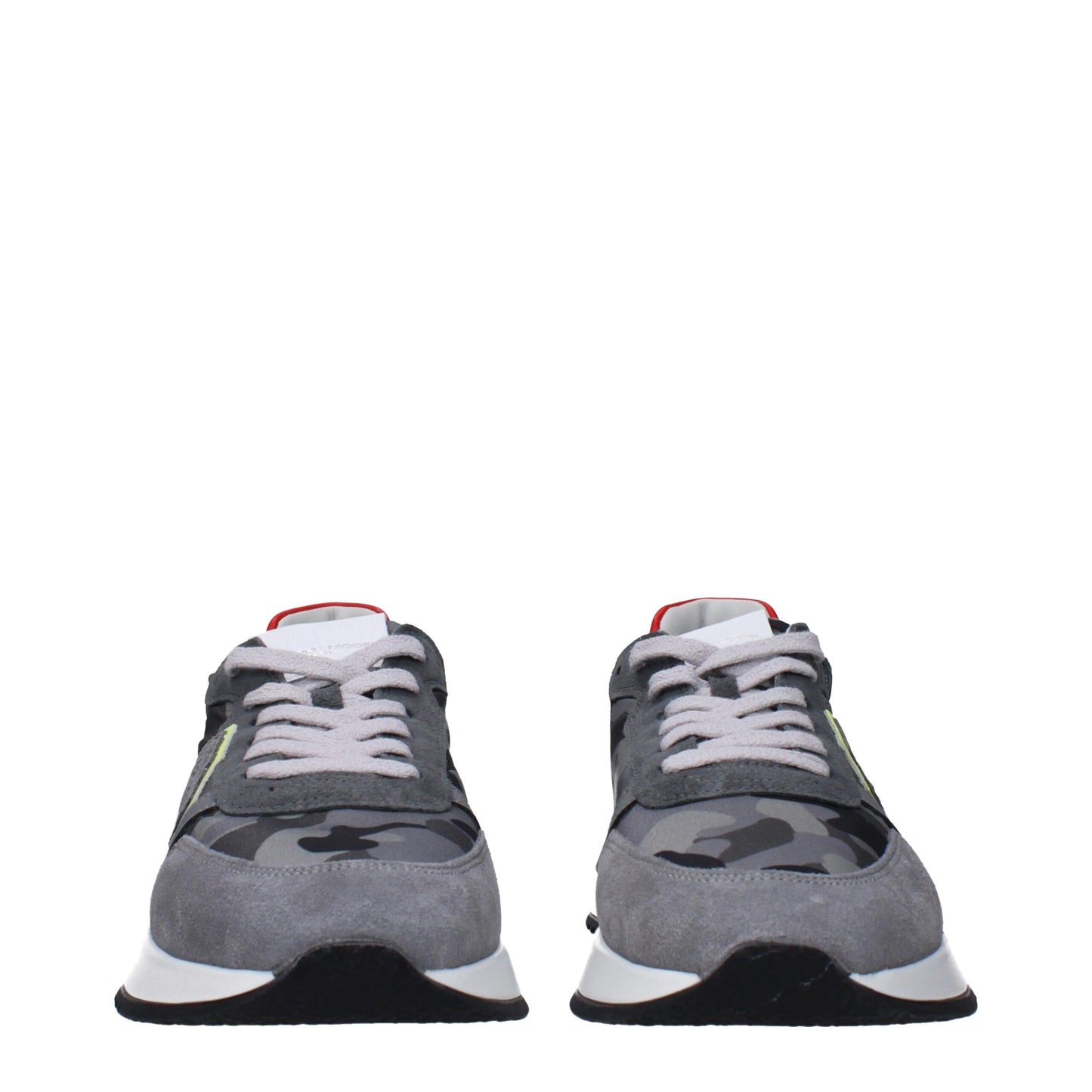 Philippe Model Gray Fabric Sneakers