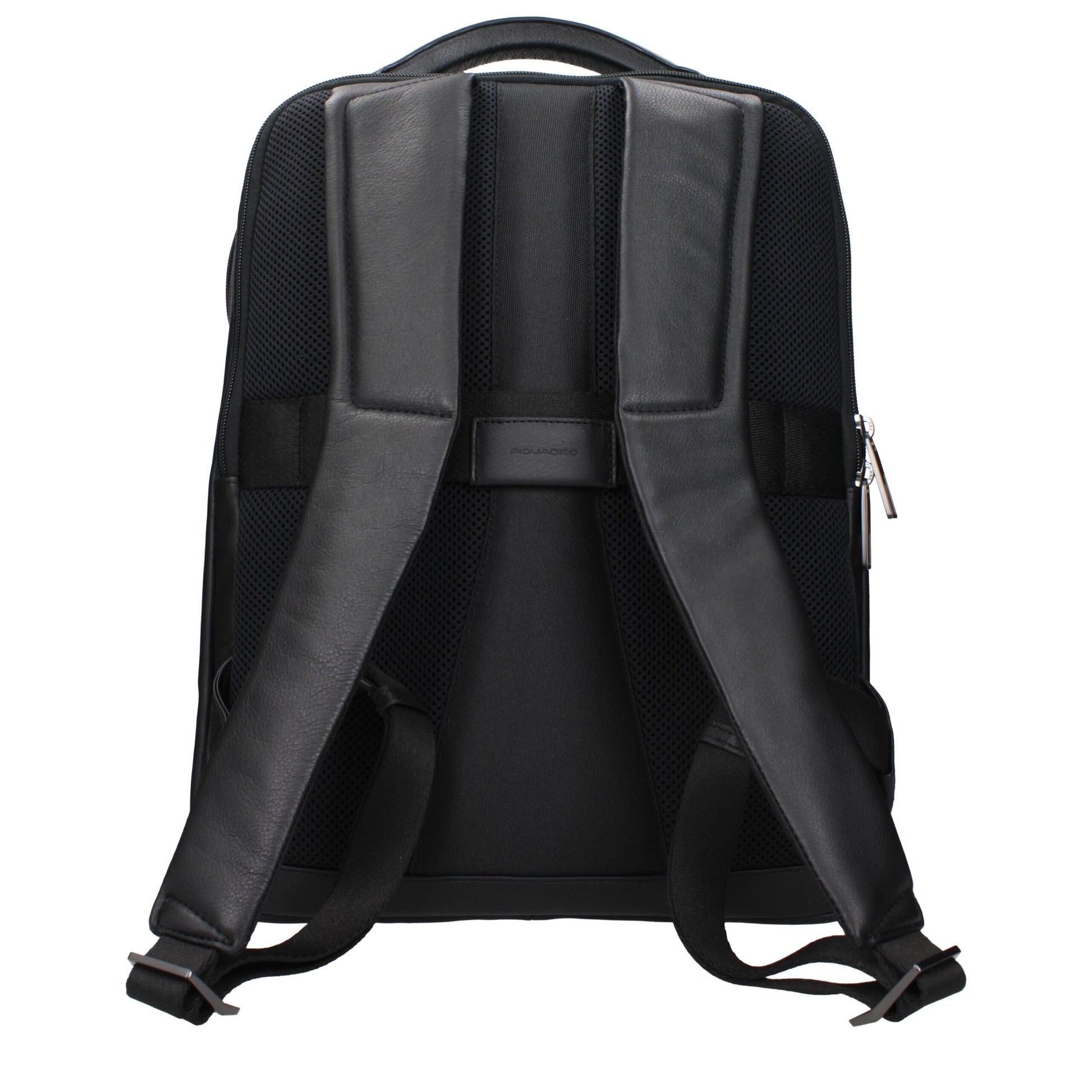 Piquadro Black Leather Backpacks