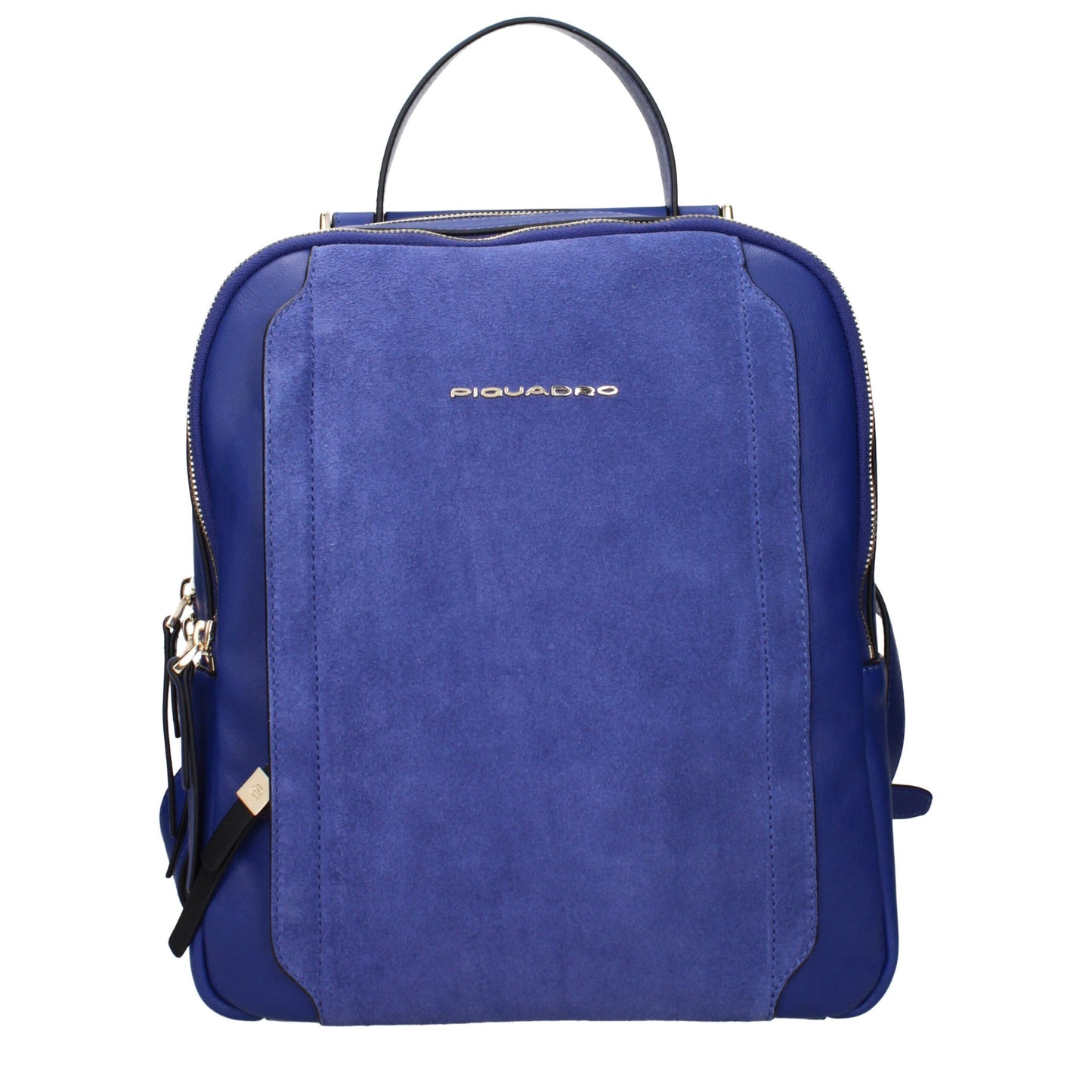 Piquadro Blue Leather Backpacks