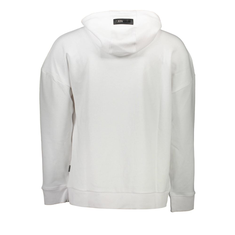 Plein Sport White Cotton Sweater