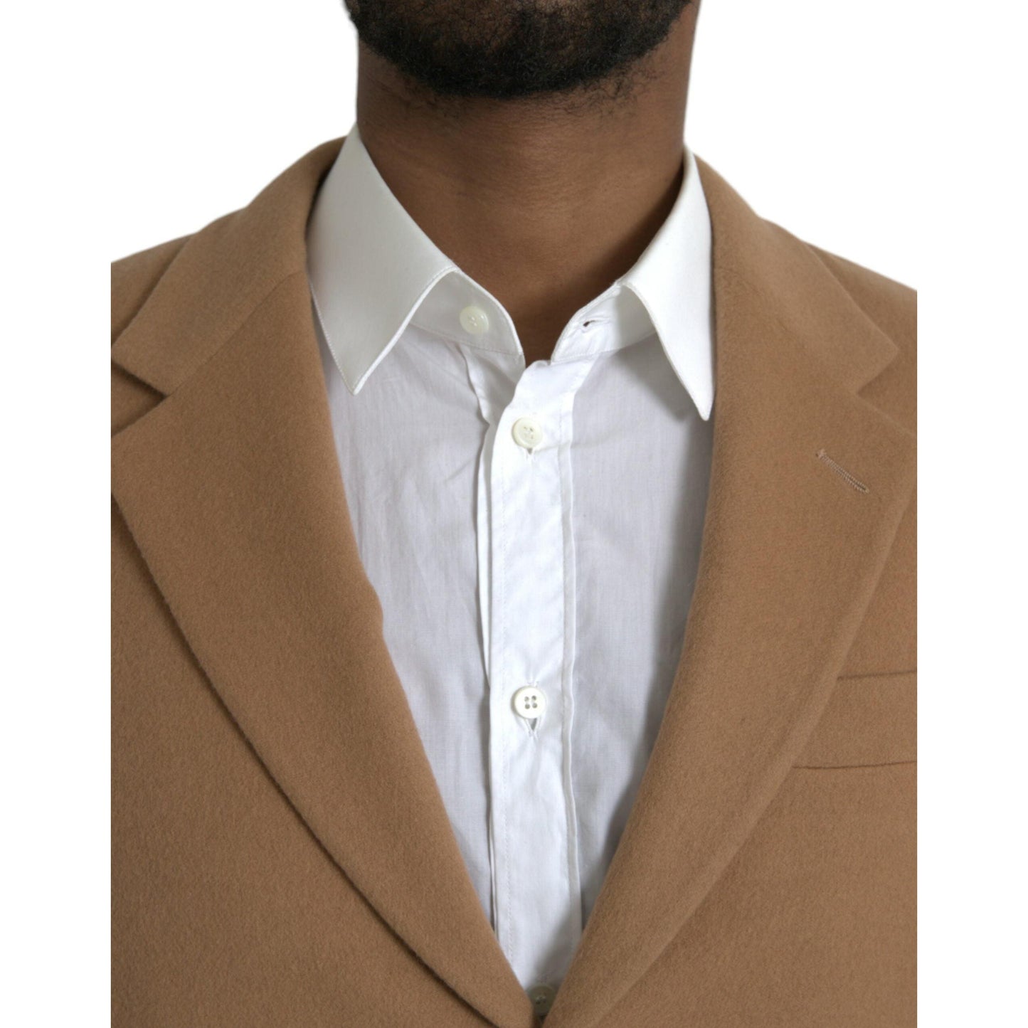 Prada Brown Cashmere 2 Piece Single Breasted Suit