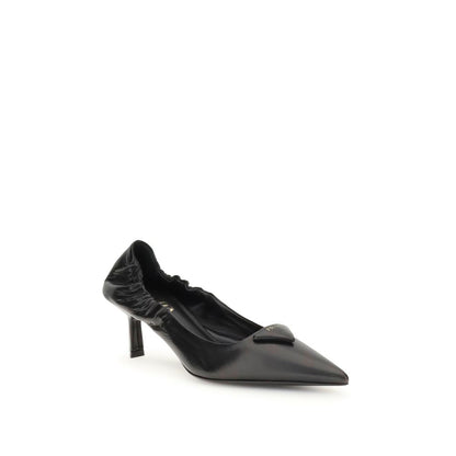 Prada Leather logo Pumps