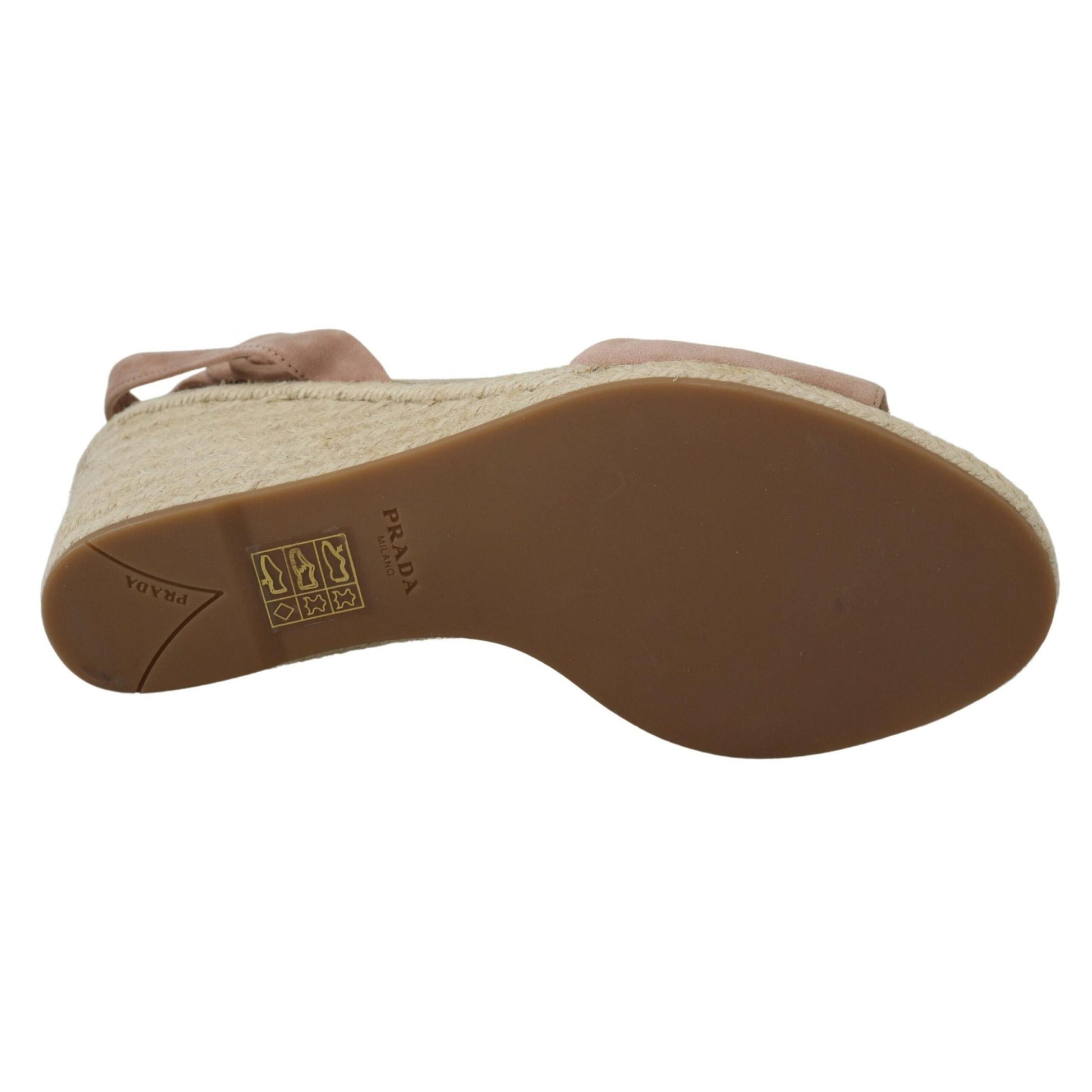 Prada Pink Suede Leather Ankle Strap Sandals