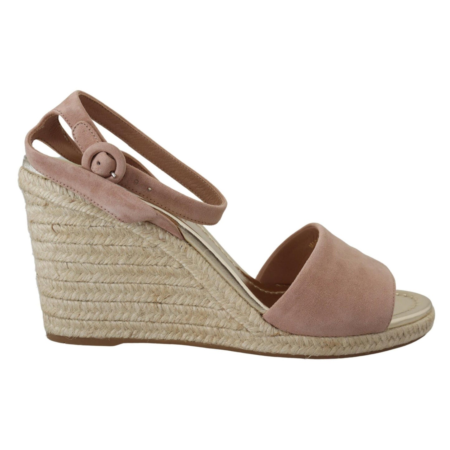 Prada Pink Suede Leather Ankle Strap Sandals