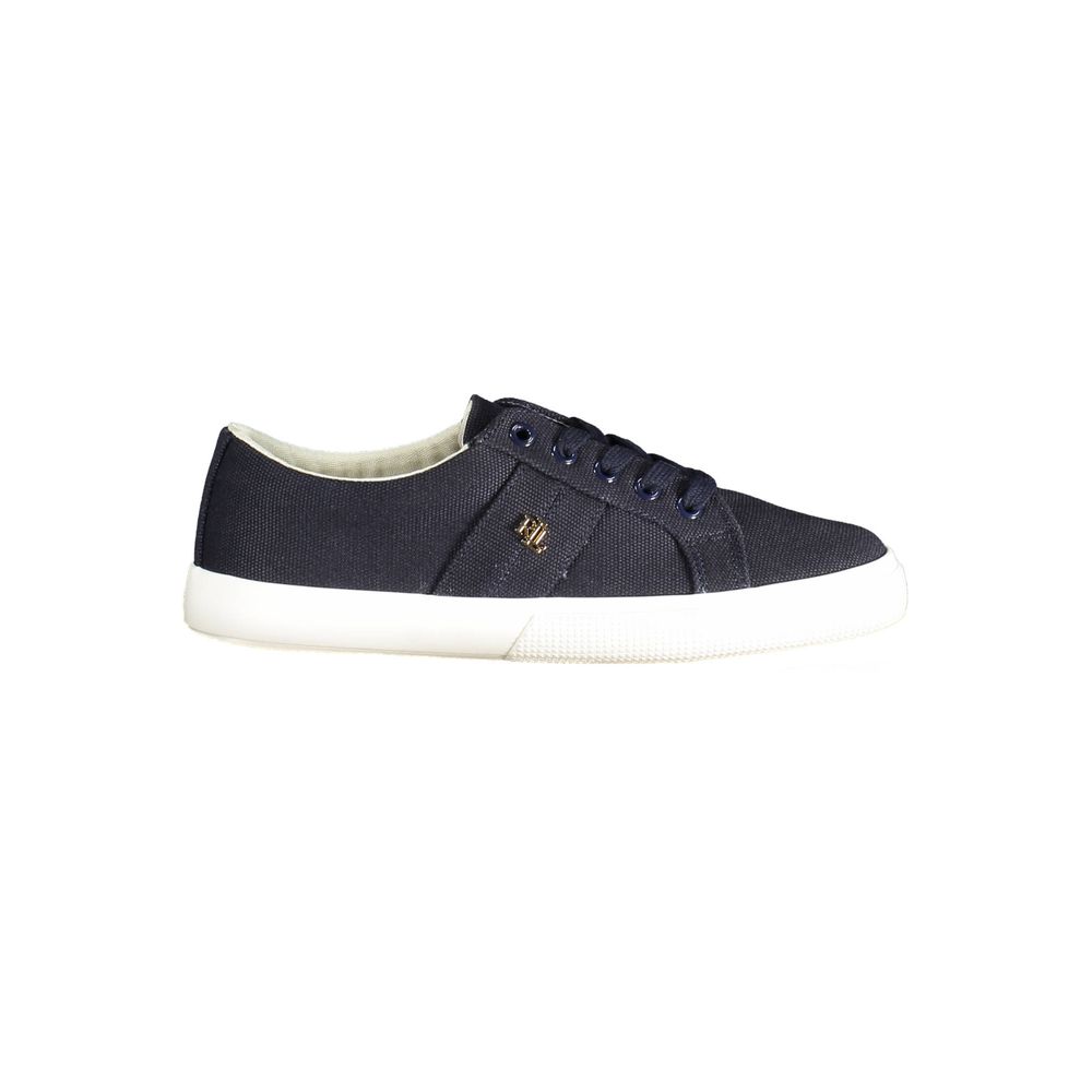 Ralph Lauren Blue Cotton Women Sneakers