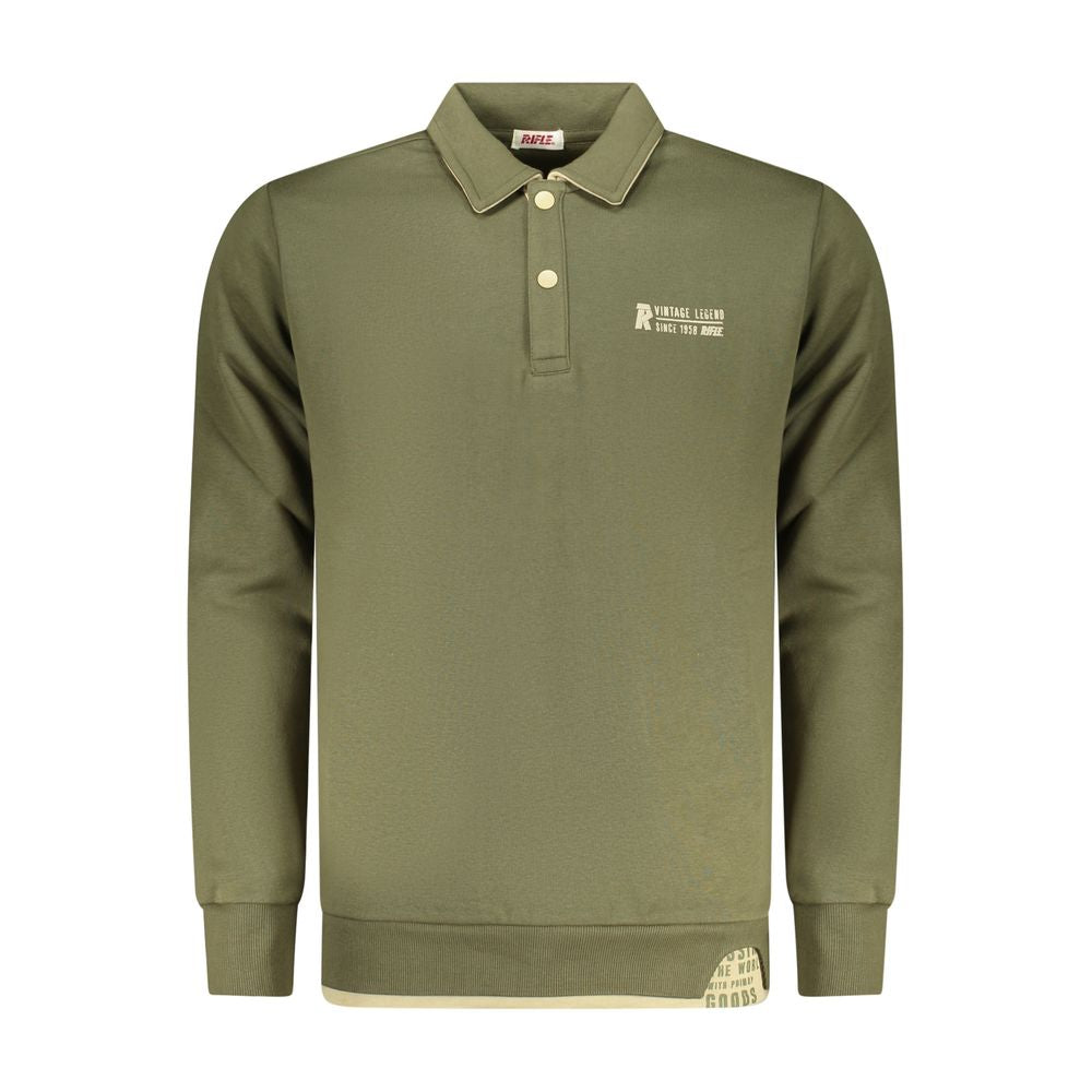 Rifle Green Cotton Polo Shirt