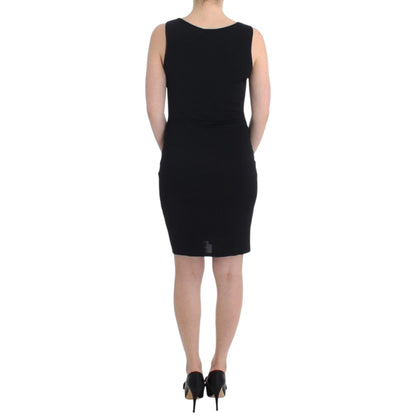 Roccobarocco Black pencil sheath dress