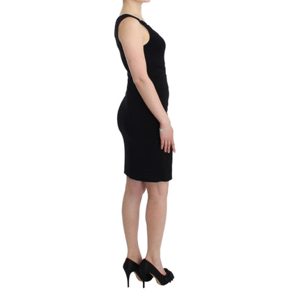 Roccobarocco Black pencil sheath dress