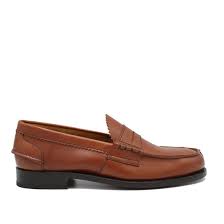 Saxone Of Scotland Brun Master Cuoio Loafers (Lagersalg)-Modeoutlet