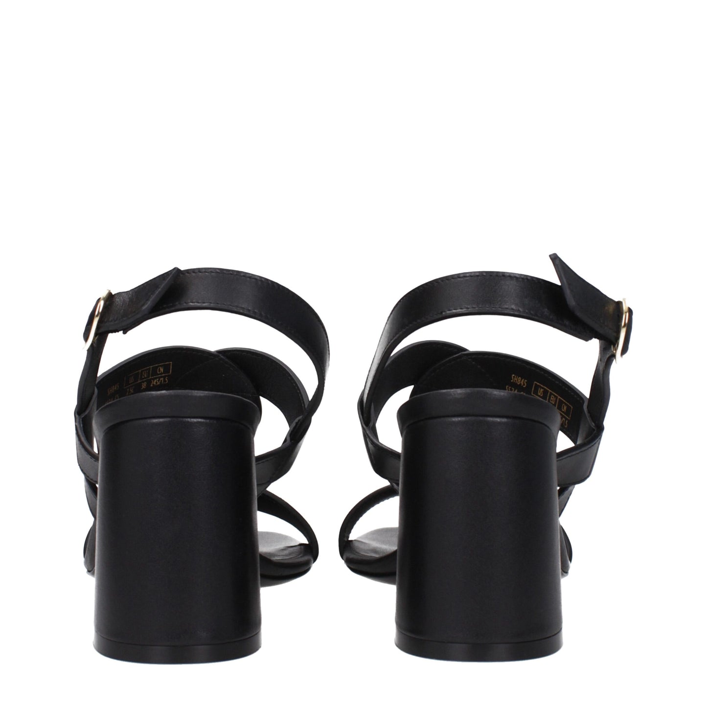 Stuart Weitzman Black Leather Platforms