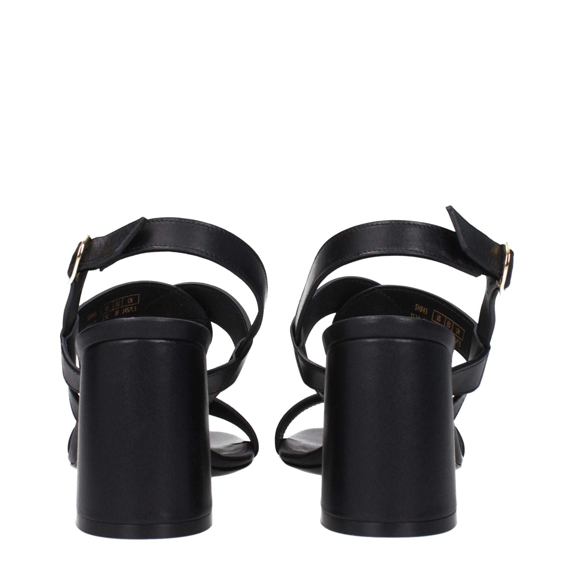 Stuart Weitzman Black Leather Platforms