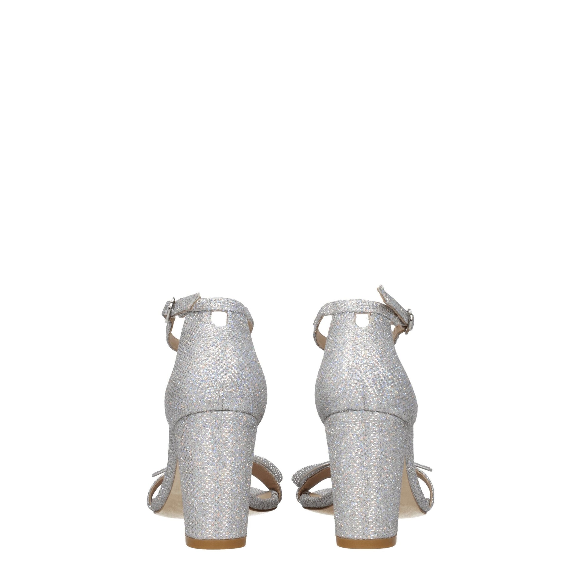 Stuart Weitzman Gray Fabric Platforms