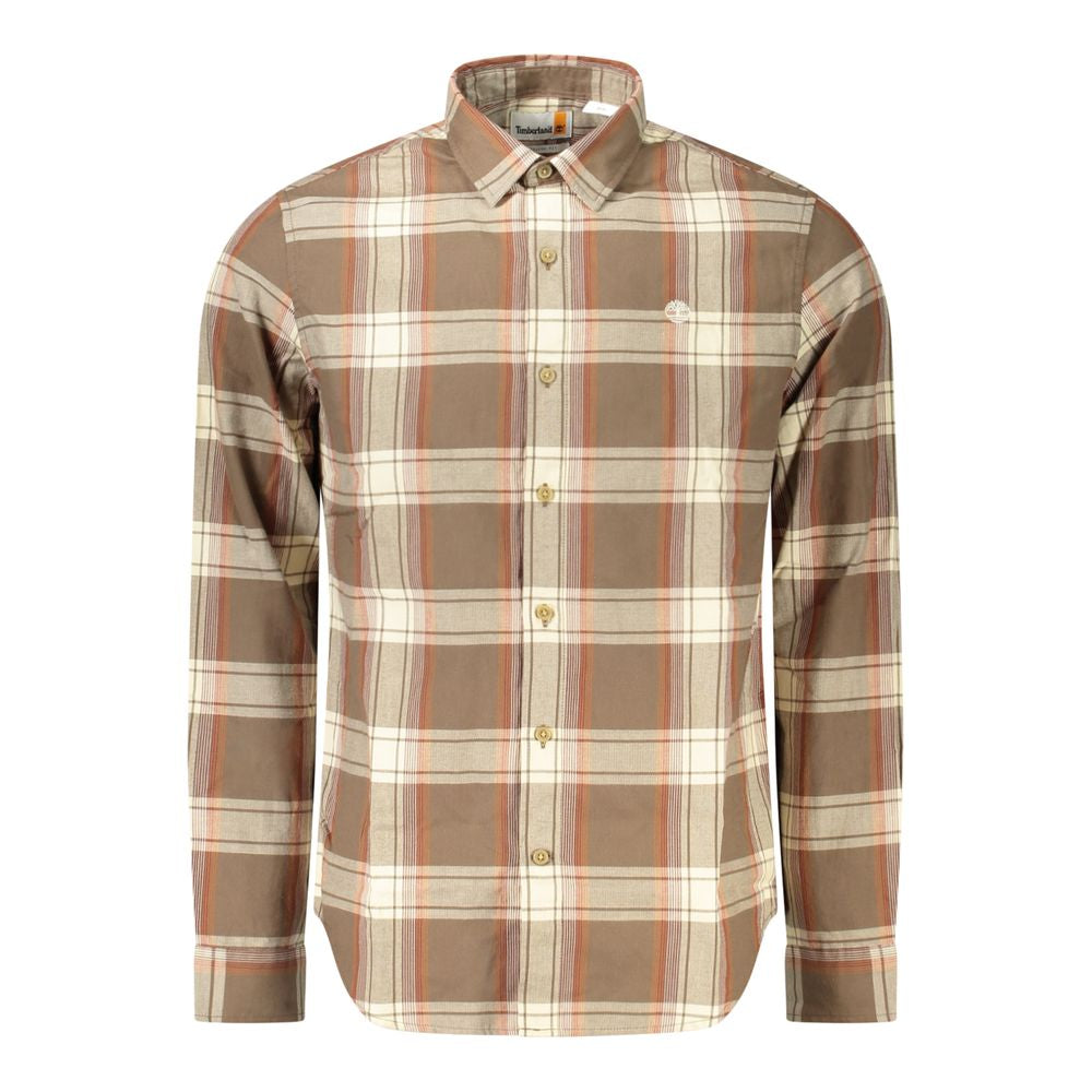 Timberland Brown Cotton Shirt