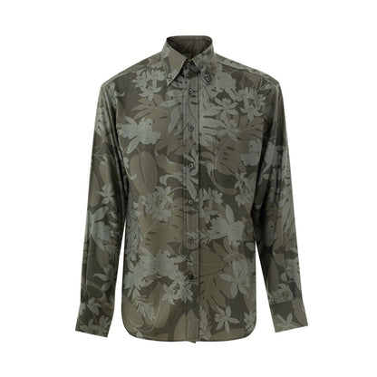 Tom Ford Green Lyocell Shirt