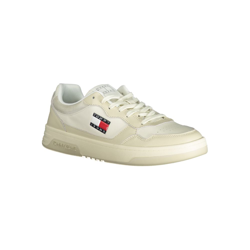 Tommy Hilfiger Beige Polyethylene Men Sneakers
