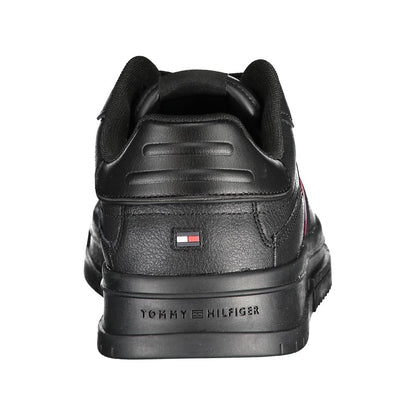 Tommy Hilfiger Black Polyester Sneakers