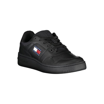 Tommy Hilfiger Black Polyester Sneakers