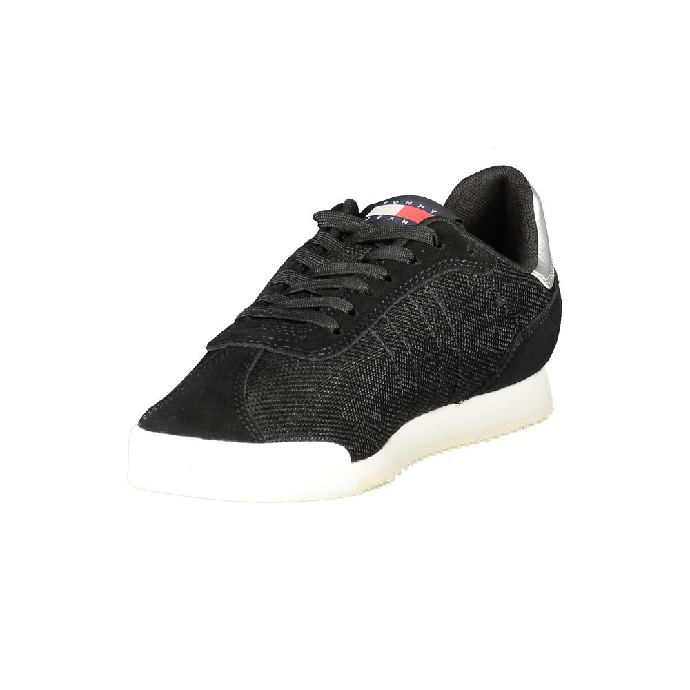 Tommy Hilfiger Black Polyester Women Sneakers