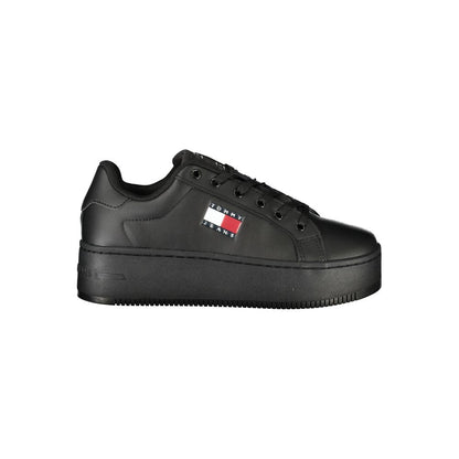 Tommy Hilfiger Black Polyethylene Women Sneakers