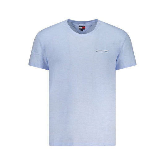 Tommy Hilfiger Blue Cotton Men T-Shirt