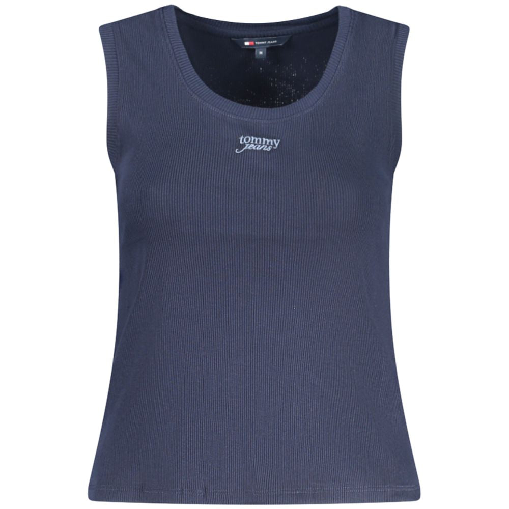 Tommy Hilfiger Blue Cotton Tank Top
