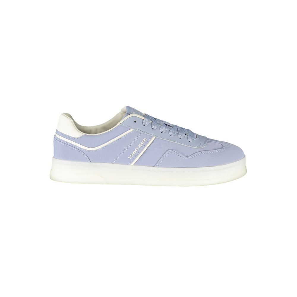 Tommy Hilfiger Blue Leather Women Sneakers