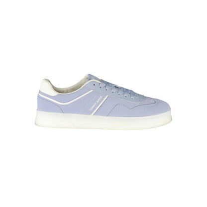 Tommy Hilfiger Blue Leather Women Sneakers