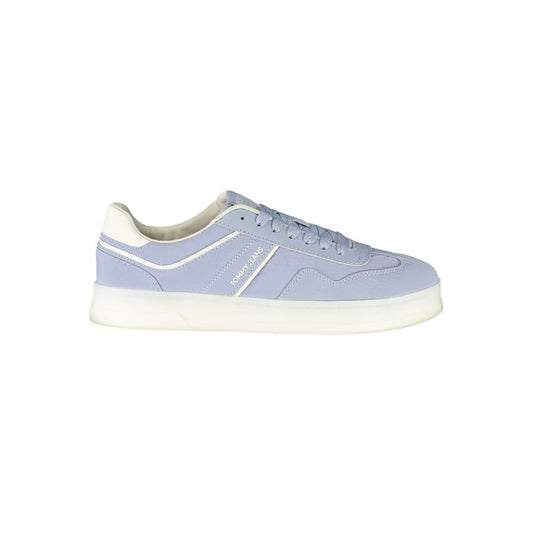Tommy Hilfiger Blue Leather Women Sneakers