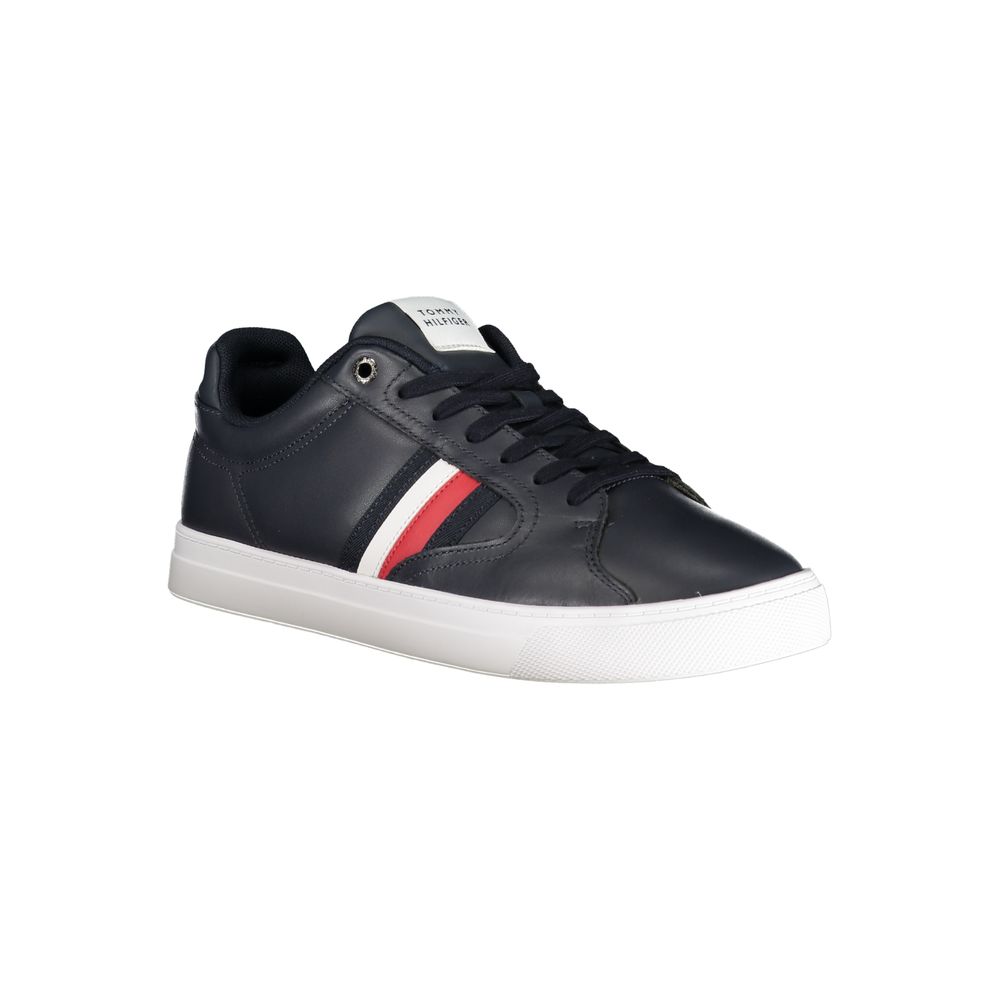Tommy Hilfiger Blue Polyester Men Sneakers