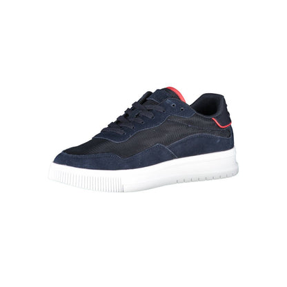 Tommy Hilfiger Blue Polyester Men Sneakers