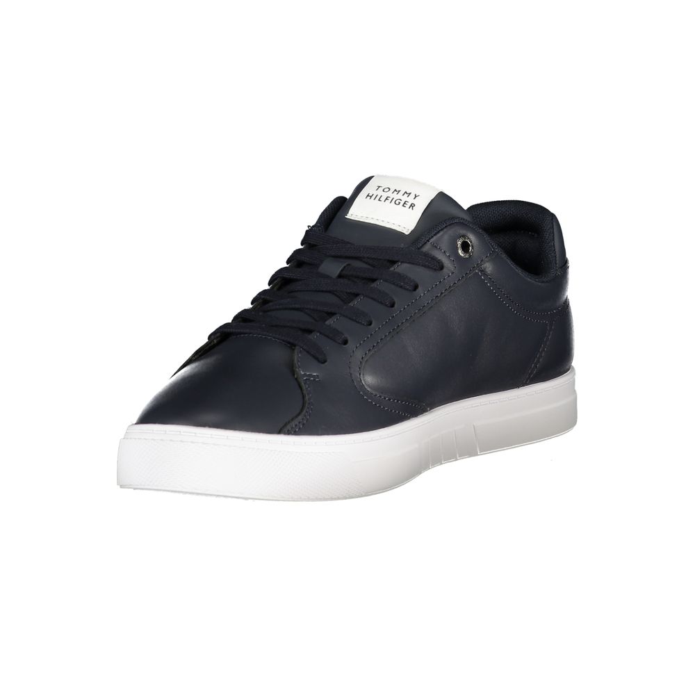 Tommy Hilfiger Blue Polyester Men Sneakers