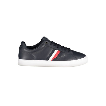 Tommy Hilfiger Blue Polyester Men Sneakers