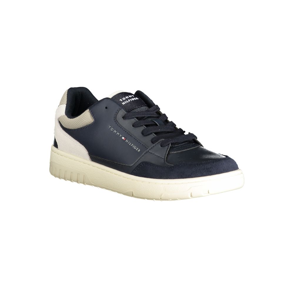 Tommy Hilfiger Blue Polyethylene Men Sneakers