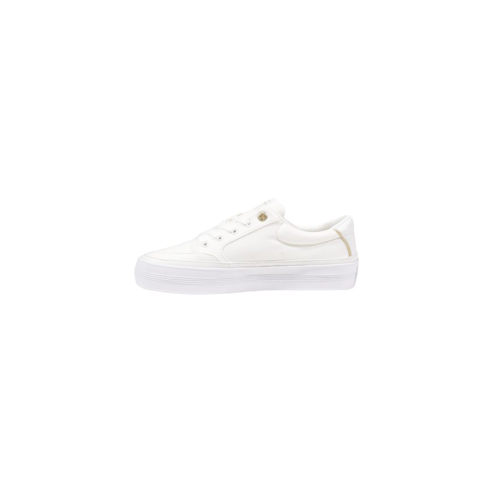 Tommy Hilfiger Cream Recycled Cotton Sneakers