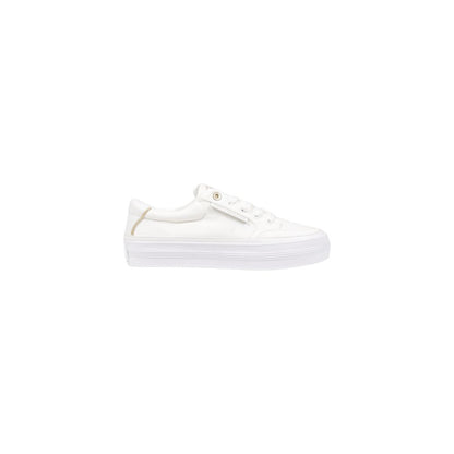 Tommy Hilfiger Cream Recycled Cotton Sneakers