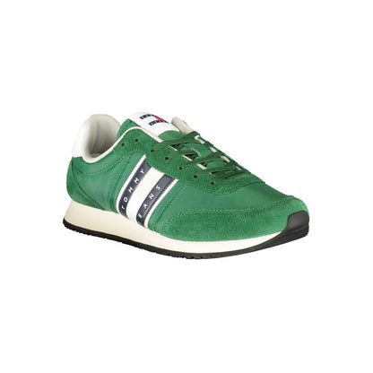 Tommy Hilfiger Green Polyester Men Sneakers